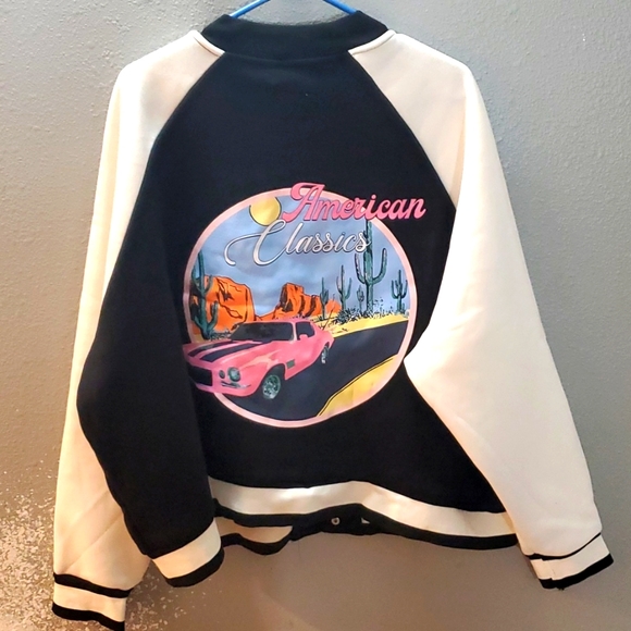 Plus Size Bomber Jacket Letterman Rue21 American Classic 3x - Picture 2 of 6